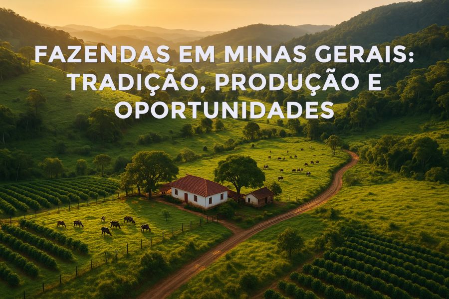 Fazendas em Minas Gerais: Tradição, Produção e Oportunidades no Coração do Brasil